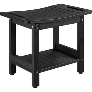 Shower Stool for Inside Shower, Plastic Shower Seat, Heavy Duty Shower Bench